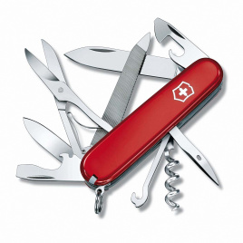 Нож складной Victorinox Mountaineer 91 1.3743, 68 мм, красный