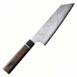 Нож кухонный универсальный Suncraft Senzo Black BD-08, 165мм, палисандр