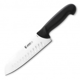 Нож кухонный сантоку JERO Professional 4818P3, 180 мм,  черный