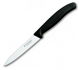 Нож кухонный овощной Victorinox 6.7703, 80 мм,  черный