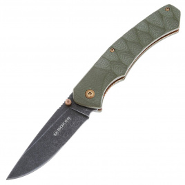 Нож складной Boker Iguanodon 01SC072, 80 мм, зеленый