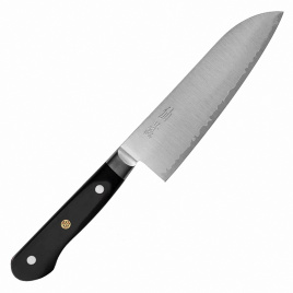 Нож кухонный сантоку Suncraft Professional MP-03, 165 мм,  палисандр