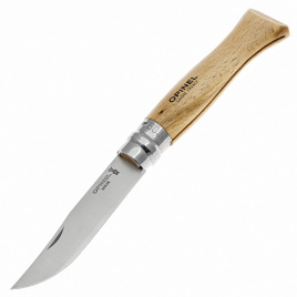 Нож складной Opinel 9 Tradition Inox 001083, 90 мм, бук