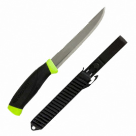 Нож разделочный Morakniv Fishing Comfort Scaler 13870, 150 мм, зеленый