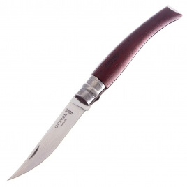Нож складной филейный Opinel 8 Folding Slim Inox 002554, 85 мм, падук