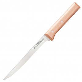 Нож кухонный филейный Opinel 121 Tradition Inox 001821, 180 мм, бук
