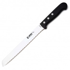 Нож кухонный для хлеба JERO Professional 1308SPR, 200 мм, черный