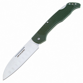 Нож складной Ontario Camp Plus Santoku 4305, 108 мм, зеленый