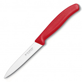 Нож кухонный овощной Victorinox 6.7731.C1, 100 мм, красный