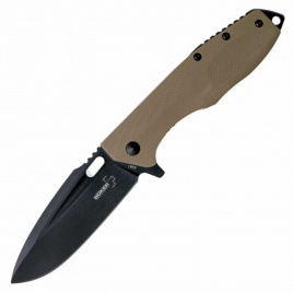 Нож складной Boker Caracal Folder 01BO759, 87 мм, серый