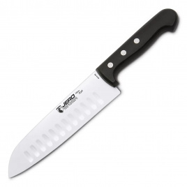 Нож кухонный сантоку JERO Professional 4818PR, 180 мм,  черный