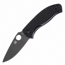 Нож складной Spyderco Tenacious Lightweight 122PBBK, 86 мм, черный