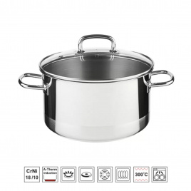 Кастрюля Kolimax Professional 160041, 22 см, 5.5 л, стальной