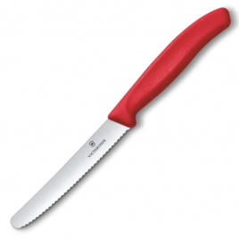Нож кухонный овощной Victorinox 6.7831.C1, 110 мм, красный