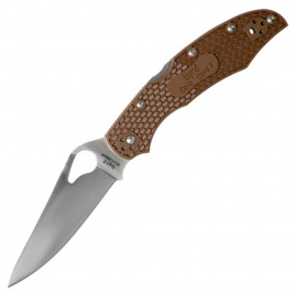 Нож складной Spyderco Byrd Cara Cara 2 BY03PBN2, 95 мм, коричневый