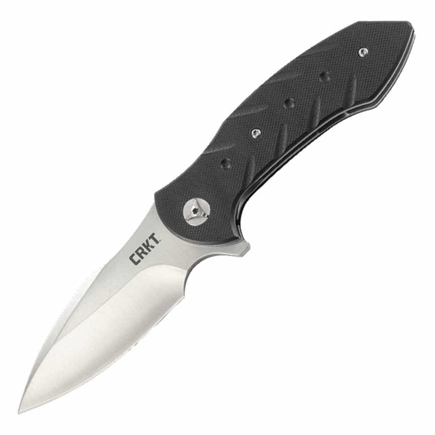 Нож складной CRKT Terrestrial 5370, 85 мм, черный фото 1