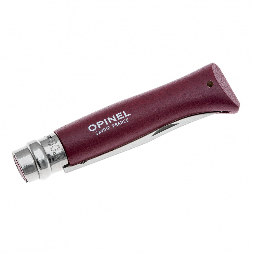 Нож складной Opinel 8 Trekking Colored Inox 002213, 85 мм, коричневый фото 3