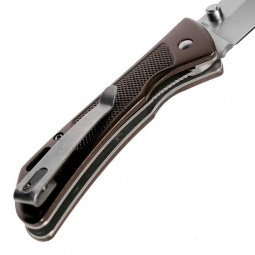 Нож складной Boker Advance 01RY303, 85 мм, коричневый фото 7