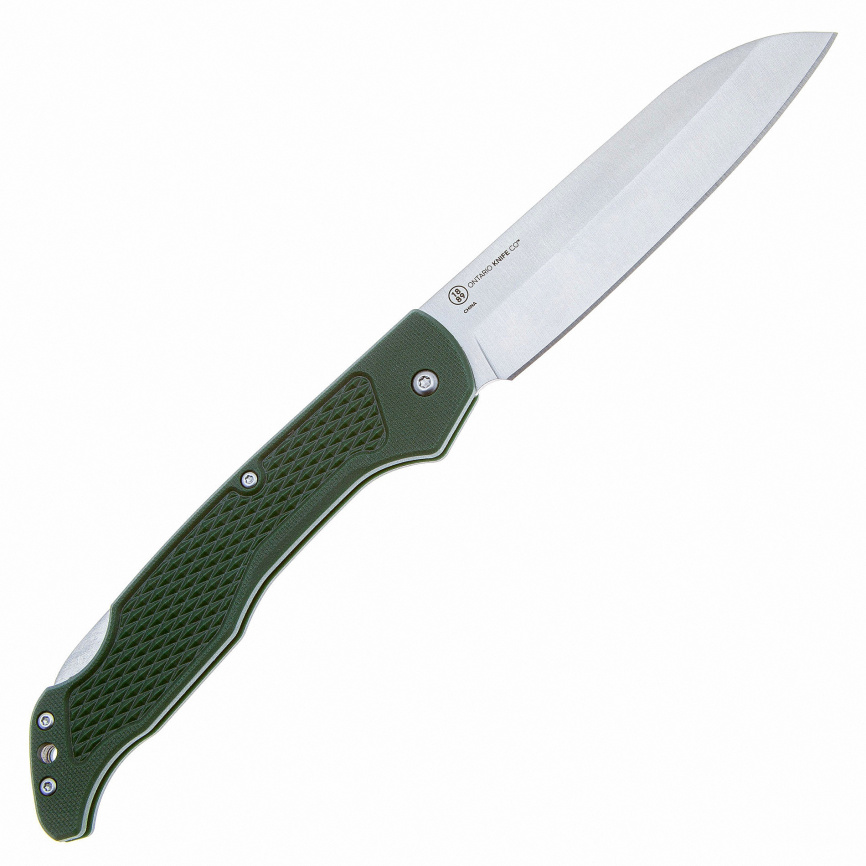 Нож складной Ontario Camp Plus Chef's Lockback 4300, 108 мм, зеленый фото 2