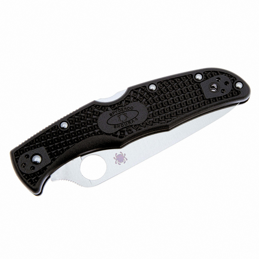 Нож складной  Spyderco Endura 4 Lightweight 10FPBK, 96 мм, черный фото 3
