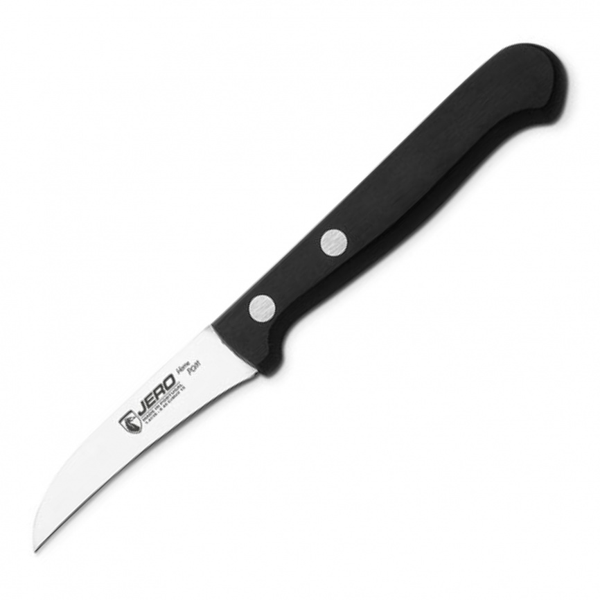 Нож кухонный овощной JERO Professional PR 4275PR, 70 мм, черный фото 1
