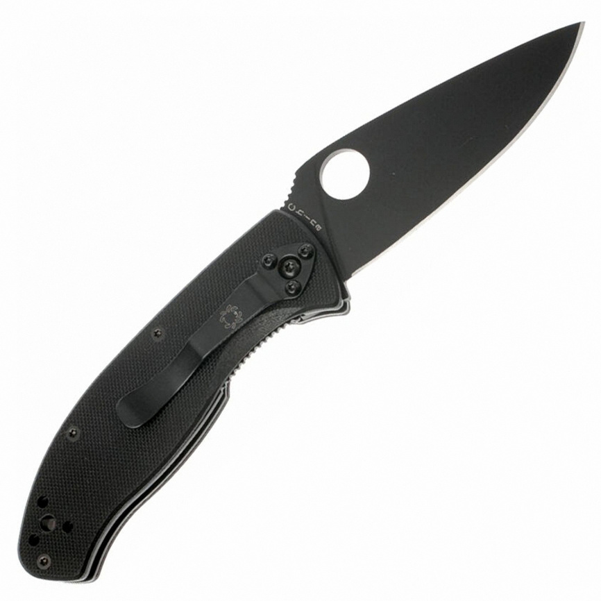 Нож складной Spyderco Tenacious 122GBBKP, 86 мм, черный фото 2