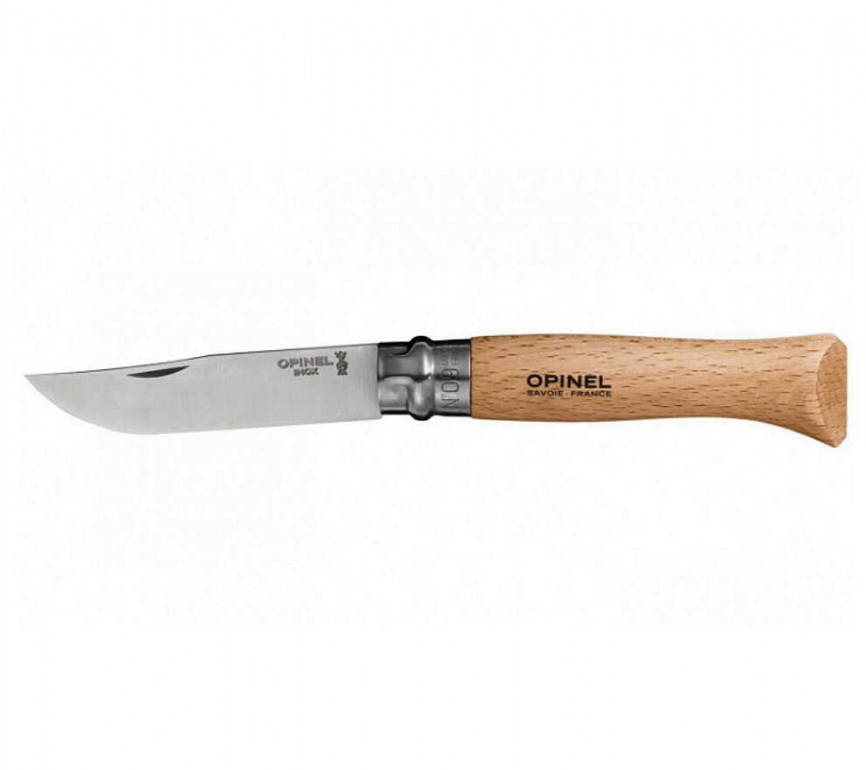 Нож складной Opinel 9 Tradition Inox 001254, 90 мм, бук фото 5
