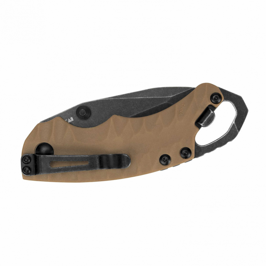 Нож складной Kershaw Shuffle II 8750TTANBW, 66 мм, коричневый фото 2
