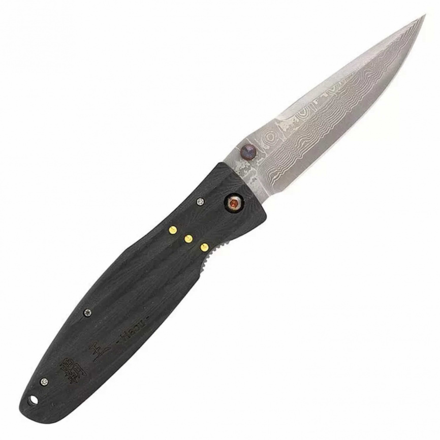 Нож складной Mcusta Senguoku Oda Nobunaga MC-0181D, 94 мм, черный фото 3
