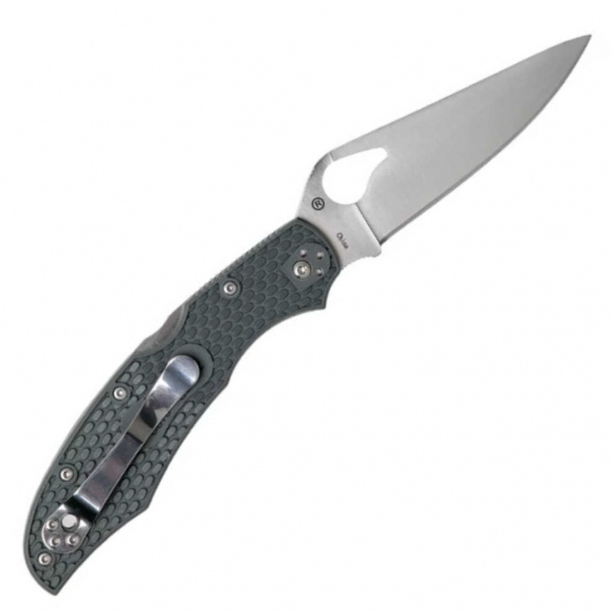 Нож складной  Spyderco Byrd Cara Cara 2 BY03PGY2, 95 мм, серый фото 2