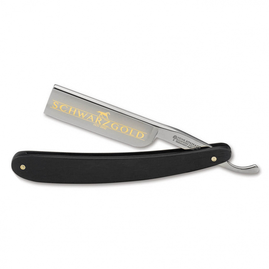 Опасная бритва Boker Schwarzgold 140612, черный фото 1
