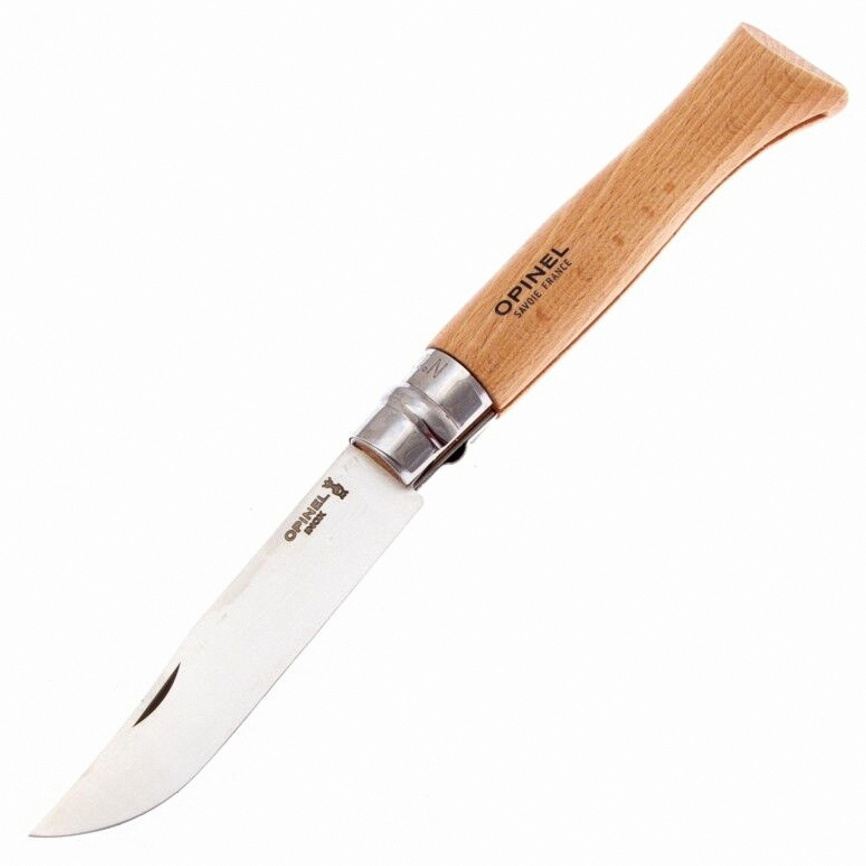 Нож складной Opinel 12 Tradition Inox 001084, 120 мм, бук фото 1