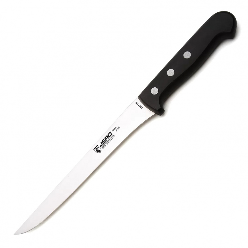 Нож кухонный слайсер JERO Professional 2207PR, 180 мм, черный фото 1