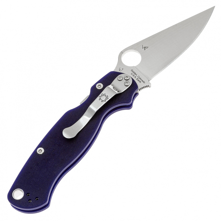 Нож складной  Spyderco ParaMilitary 2 81GPCBL2, 88 мм, синий фото 2