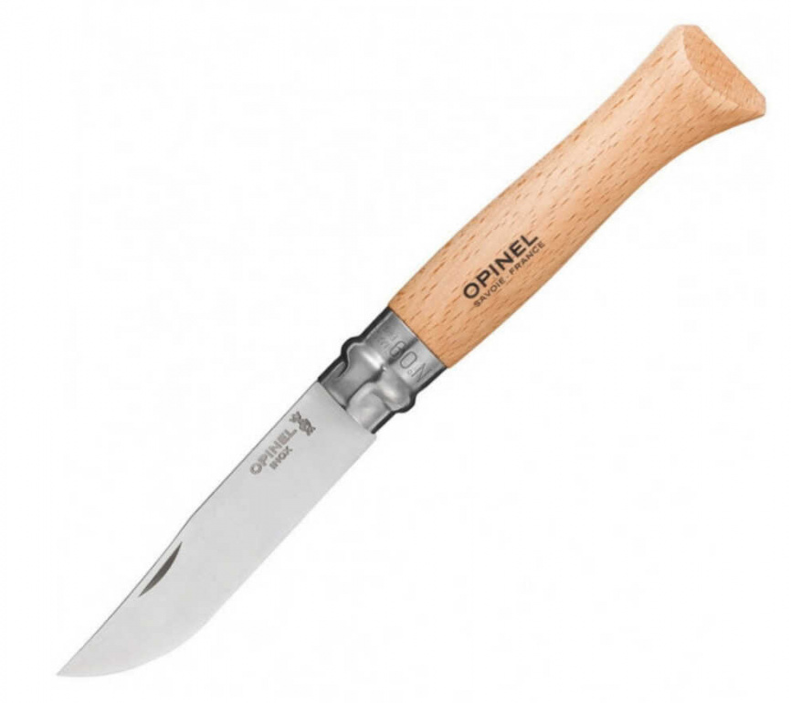Нож складной Opinel 9 Tradition Inox 001254, 90 мм, бук фото 1