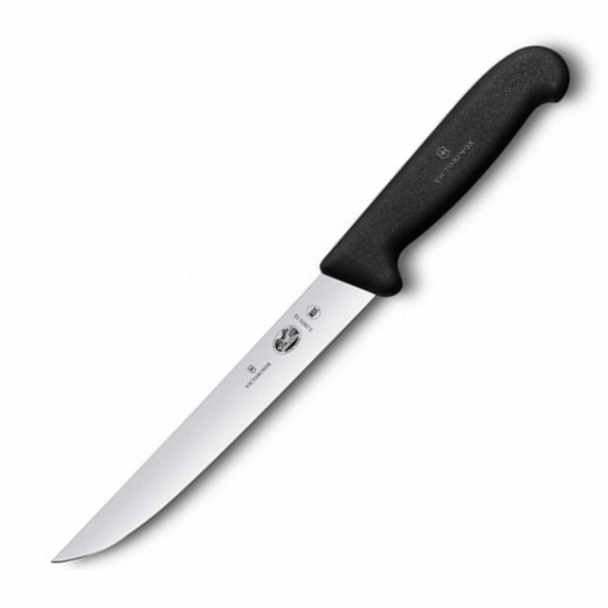 Нож кухонный разделочный Victorinox 5.2803.15, 150 мм,  черный фото 1