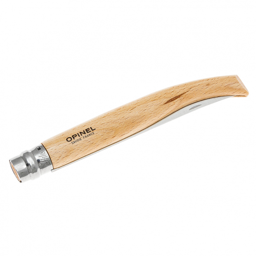 Нож складной филейный Opinel 15 Slim Inox 002561, 150 мм, бук фото 2