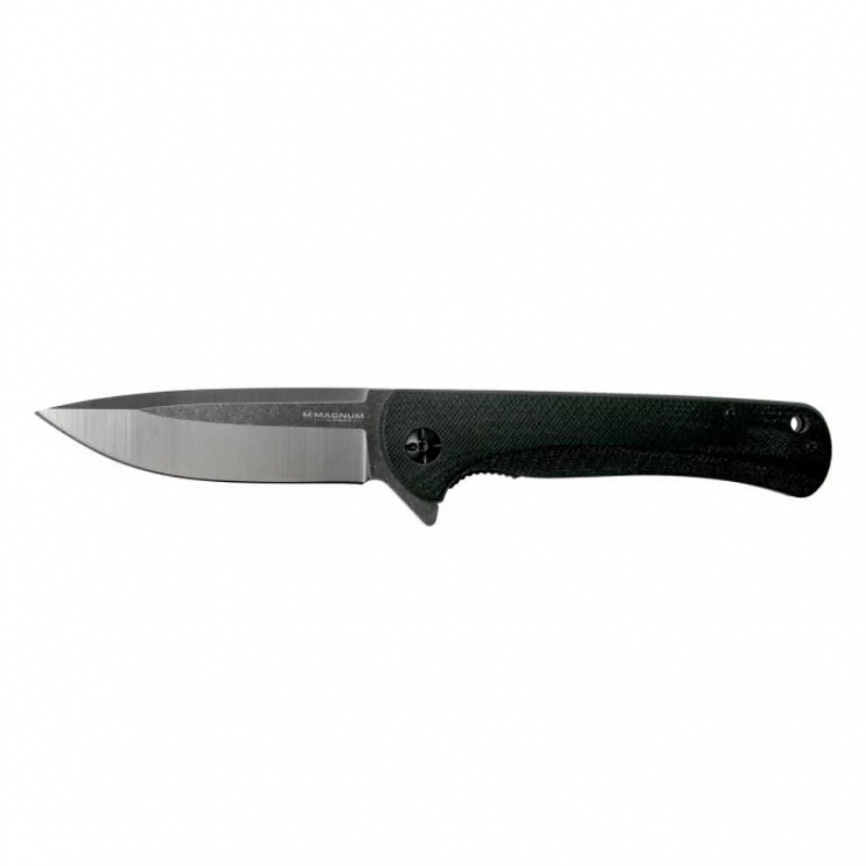 Нож складной Boker Mobius 01MB726, 95 мм,  чёрный фото 3