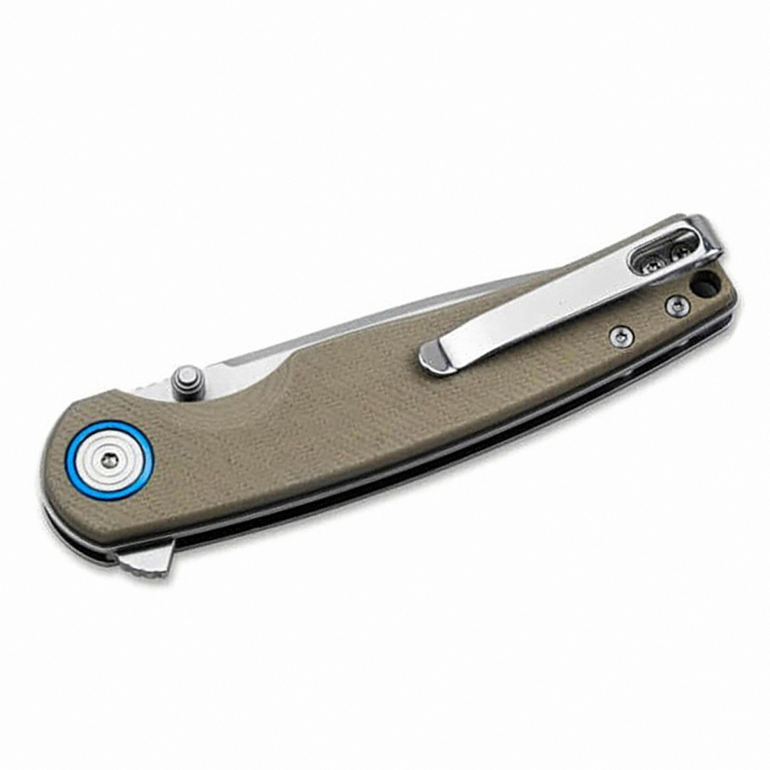 Нож складной Boker Rekin 01SC007, 81 мм, зеленый фото 2