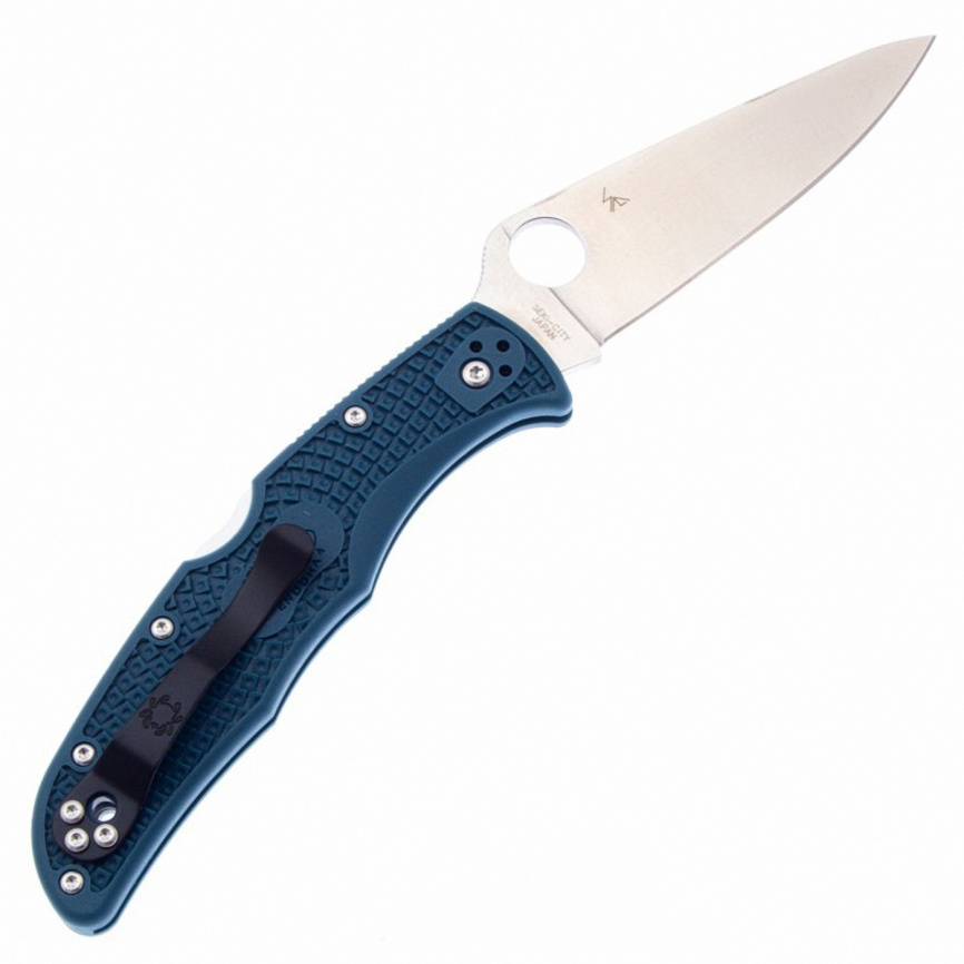 Нож складной Spyderco Endura 4 Lightweight 10FPK390, 96 мм, синий фото 3
