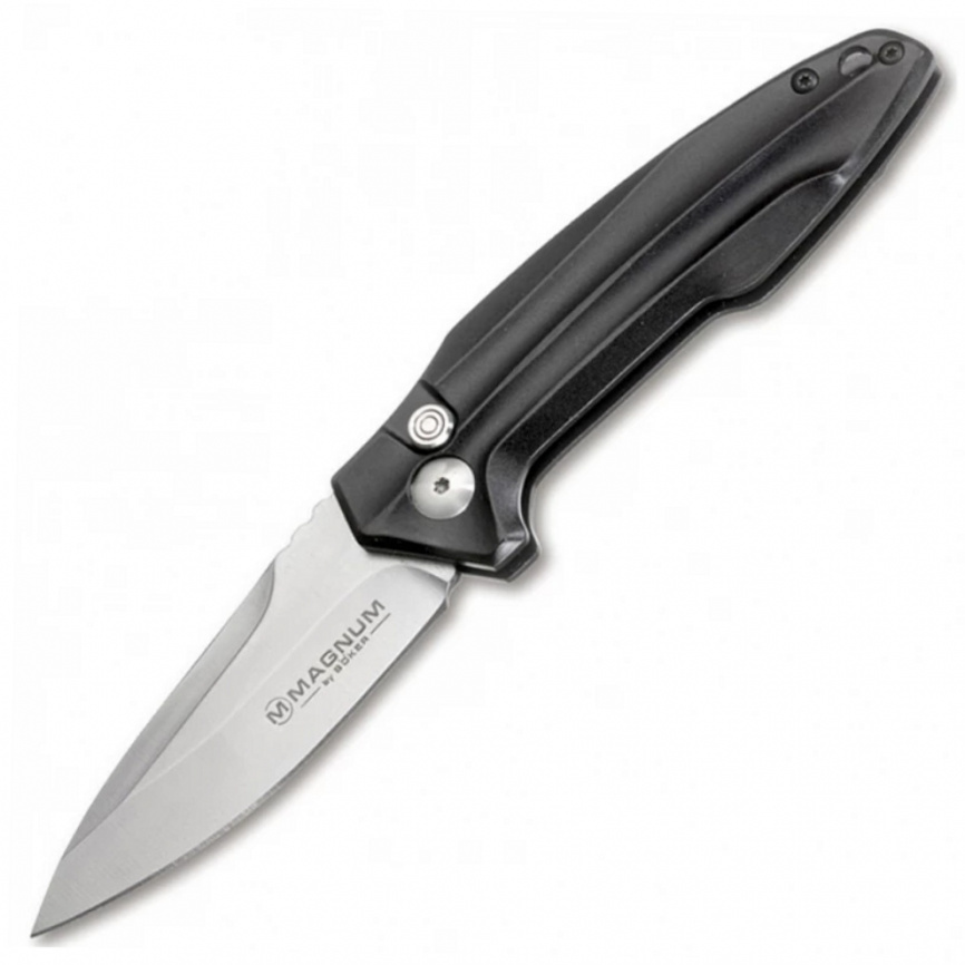 Нож складной Boker Final Flick out Black 01SC062, 80 мм, алюминий фото 1