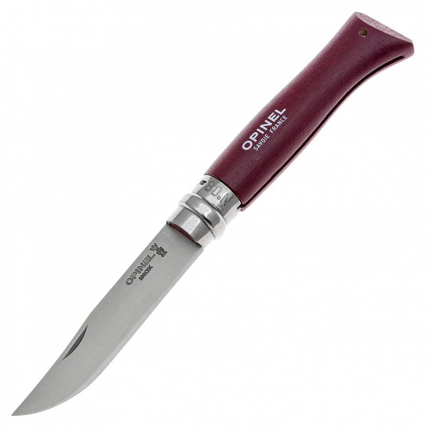 Нож складной Opinel 8 Trekking Colored Inox 002213, 85 мм, коричневый фото 1