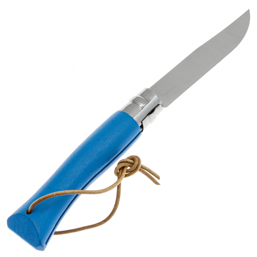 Нож складной Opinel 7 Tradition Inox 002206, 80 мм, синий фото 2