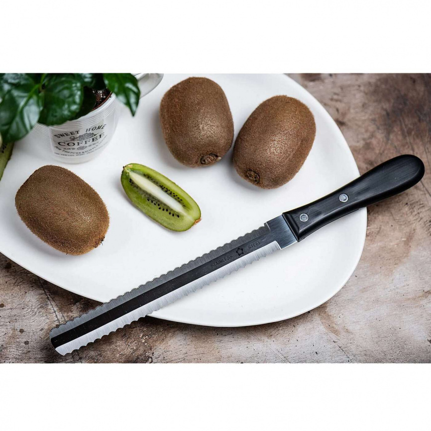 Нож кухонный универсальный Fuji Cutlery FG-3400, 190 мм,  черный фото 3
