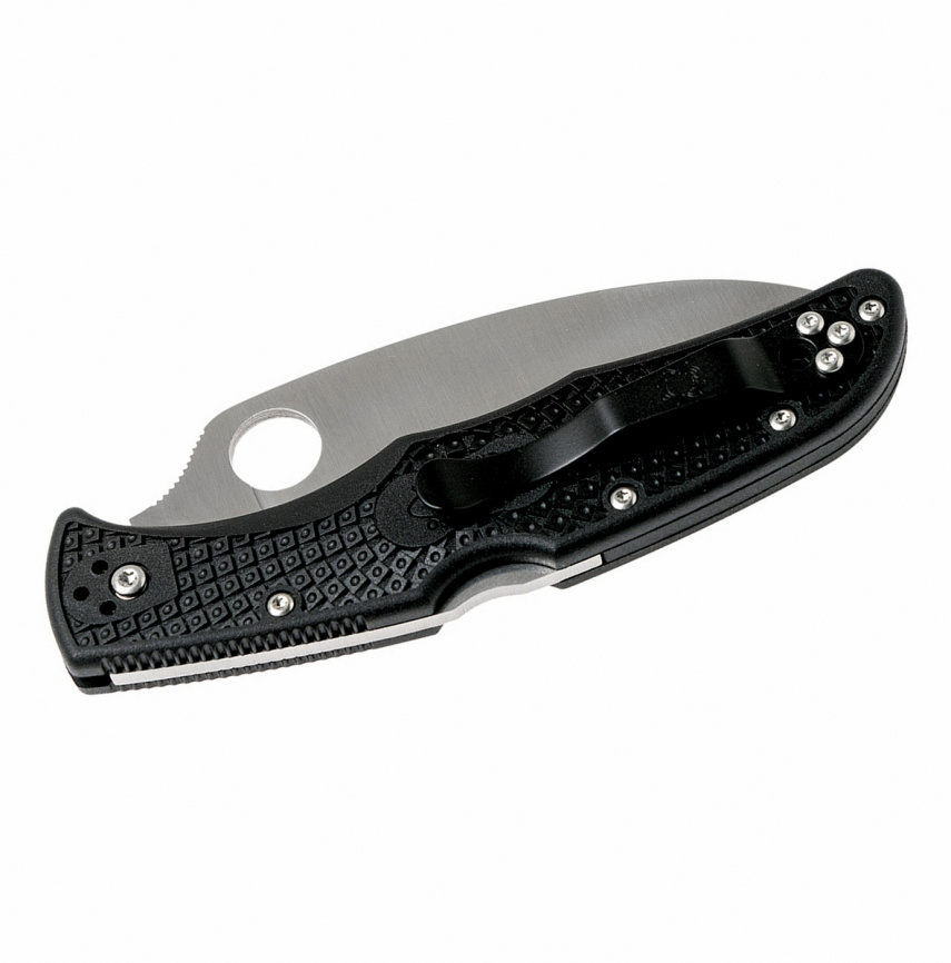 Нож складной Spyderco Endura Wharncliffe 10FPWCBK, 96 мм, черный фото 2