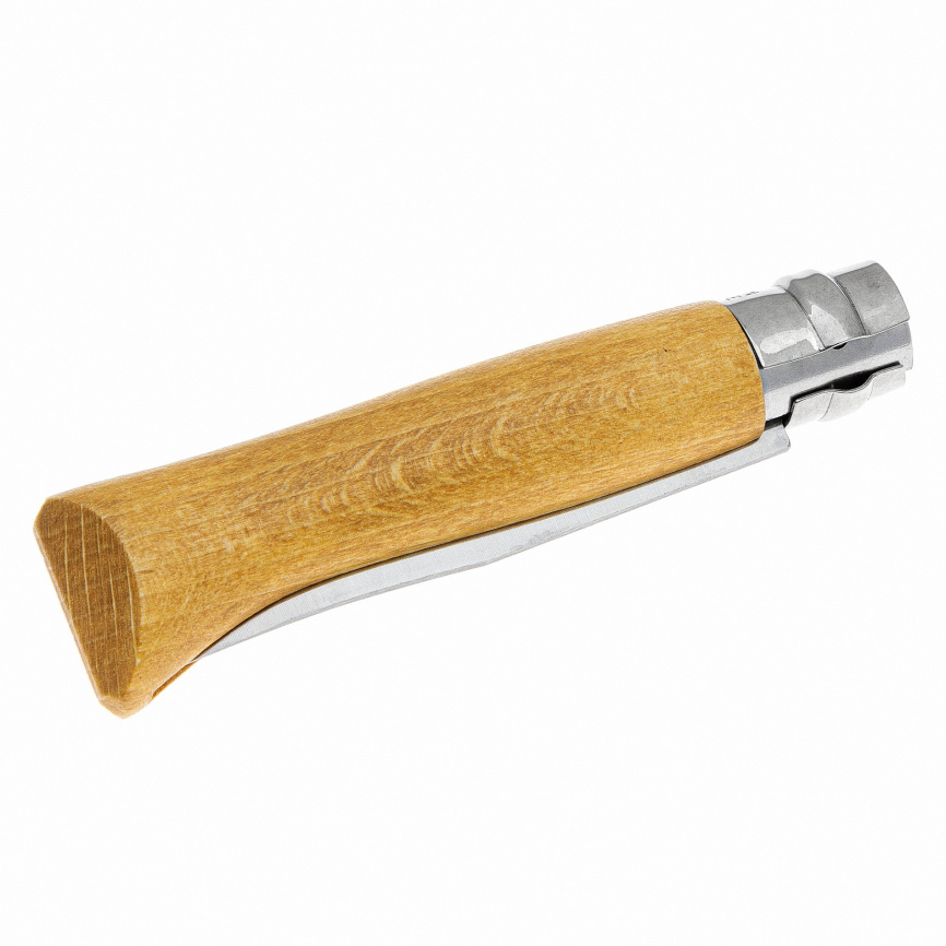 Нож складной Opinel 8 Tradition Carbone 113080, 85 мм, бук фото 3