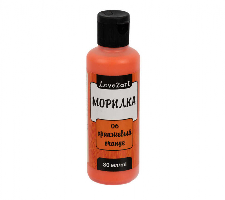 Морилка Love2art 06 оранжевый, 80 мл. фото 1