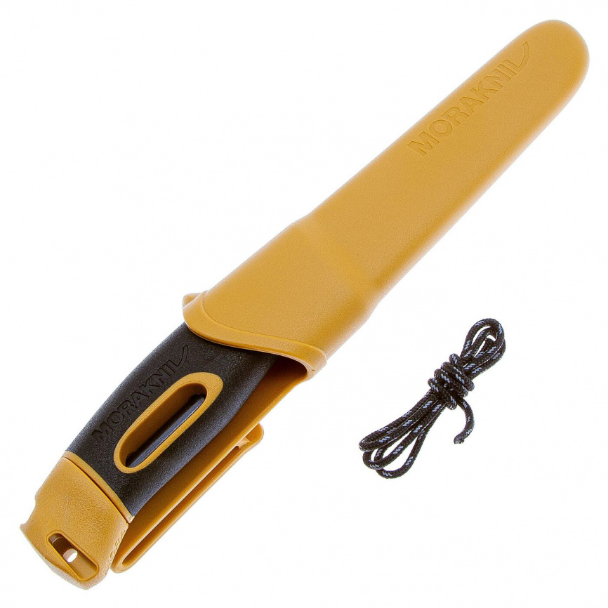 Нож разделочный Morakniv Companion Spark Yellow 13573, 100 мм, желтый фото 4