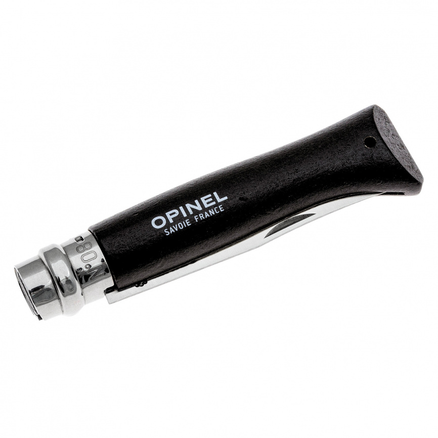 Нож складной Opinel 8 Trekking Colored Inox 002211, 85 мм, черный фото 4