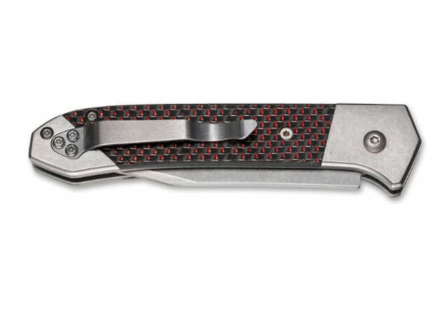 Нож складной Boker Rubico Auto 01SC054, 85 мм, carbon фото 2